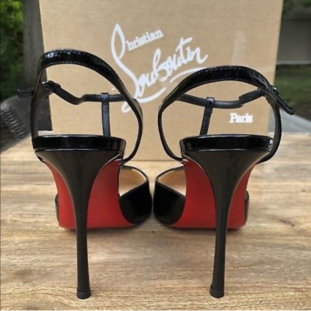 Christian Louboutin Me Pam Black Patent Pump - Picture 5 of 7